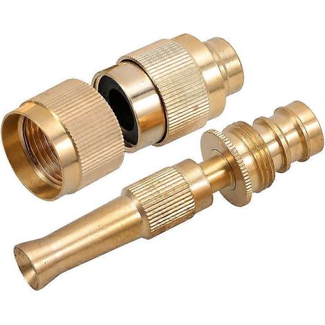 Garden Hose Pressure Washer Brass Metal Nozzle for Connection (1/5)