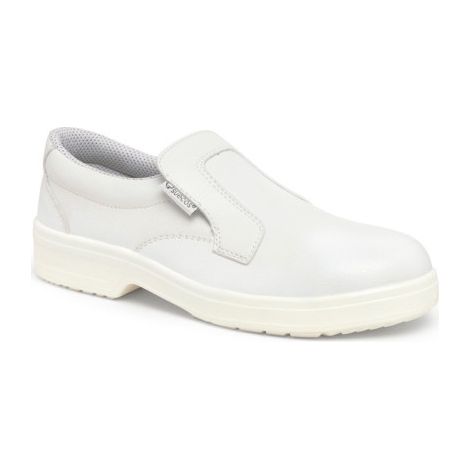 Zapato de seguridad S2 unisex sin cordones ANETO 41 Blanco (1/5)