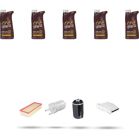 Kit tagliando 4 FILTRI e 5L OLIO compatibile con VW Scirocco III (1K8) 2.0 TFSI 147kw Dal 2008 (1/5)
