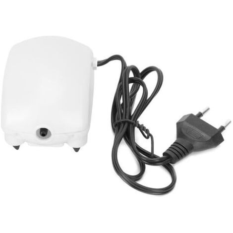 Pompe à air pour aquarium, pompe à oxygène, mono-orifice, rechargeable, silencieuse et compacte (1/4)