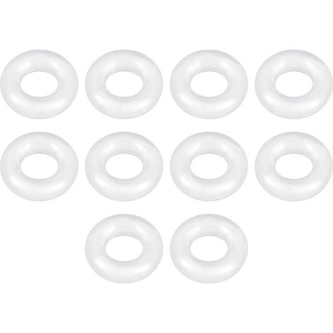 Silicone Joint Torique 7mm OD, 3mm ID, 2mm Largeur, VMQ Joints Bagues Étanchéité Blanc Paquet de 10 (1/3)