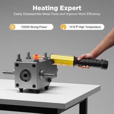 Magnetischer Induktionsheizer, flammenloser induktionsheizgerät, mit Hand-Induktionsheizer, Tragbarer Hand-Induktionsheizer zum Anziehen, Erwärmen und Abschalten von Induktionsheizelementen. (1/5)