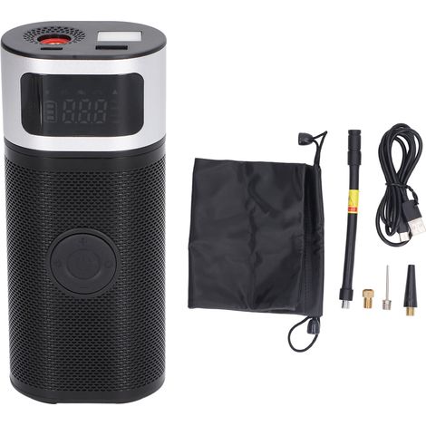 Pompe à air sans fil 150PSI gonfleur pneus automatique portatif compresseur d'air avec lampe LED pour voiture vélo ballon (1/5)
