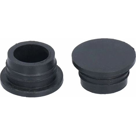 Lot de 2 embouts en caoutchouc pour escaliers de piscine, accessoires subaquatiques, pièces de rechange universelles pour escaliers de piscine, noirs (1/5)