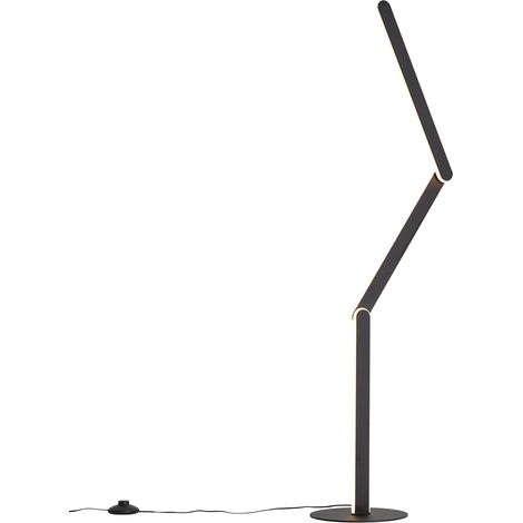 QAZQA Design-Stehleuchte schwarz inkl. LED 3-Stufen-Dimmbar - (1/5)