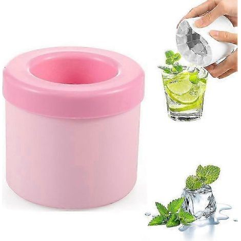 Cylinder Silicone Ice Cube Mold, Mini 3D Ice Cubes Maker (1/5)