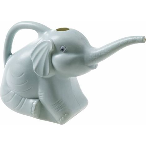 BRAVIX Arroseur à Fleur en Forme D'éléphant, Arrosoir pour Intérieur et Extérieur, Maison, Jardin, Arrosage Bonsaï 2L - Bleu (1/5)