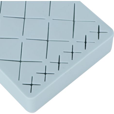 Organisateur de rouges à lèvres en silicone à 24 emplacements, boîte de rangement pour maquillage et cosmétiques, présentoir bleu (1/5)