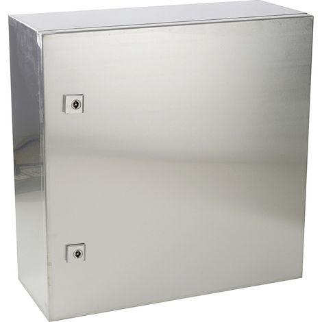 TRU COMPONENTS TC-SS505020 Schaltschrank 500 x 500 x 200 Edelstahl Lichtgrau 1 St. (1/5)