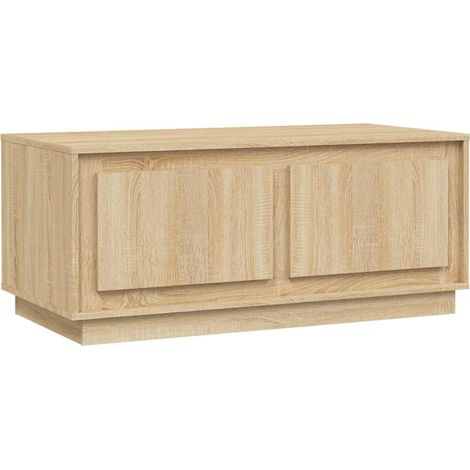 Maison Exclusive - Couchtisch Sonoma-Eiche 102x50x44 cm Holzwerks (1/5)
