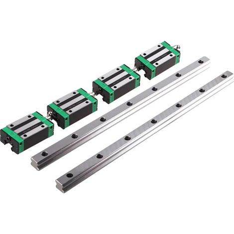 Sistema de guías lineales, longitud ajustable, compatible con máquinas CNC, 800, 2HGR15 4 HGH15CA (1/2)
