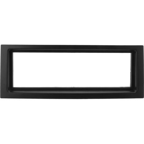 Generic Lunette de Radio Stéréo, Fascia de Tableau de Bord Plug and Play Noir Double Din pour la Décoration de Voiture (1/5)