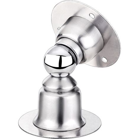 Arret Porte Magnetique Acier Brosse Double Usage (1/5)