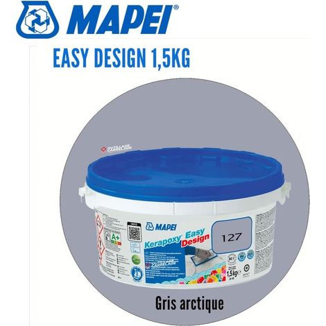 Joint époxy Kerapoxy Easy Design MAPEI 127 Gris arctique - 1,5 Kg (1/5)