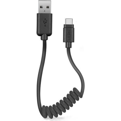 SBS TECABLETYPCSK cable USB USB 2.0 0,5 m USB A USB C Negro (1/2)