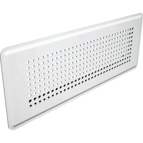 Wolf Bodengitter 350x130mm weiß für flex. Kanalsystem 50x100, für CWL, 2576175