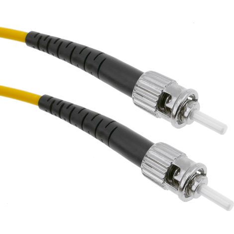 BeMatik - Câble à fibre optique ST à ST simplex monomode 9/125 de 10 m OS2 (1/3)