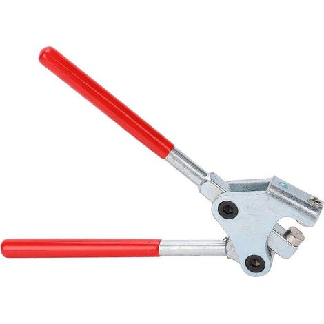 Pince à sertir en acier à haute teneur en carbone avec poignée en plastique PC, 18,5 cm, DR-10A, pour diamètre de 11 mm (1/5)