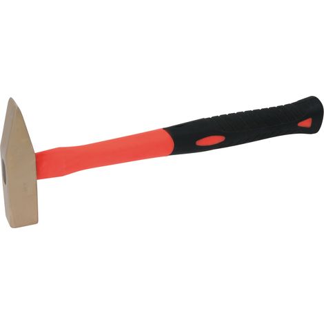KS Tools BRONZEplus Schlosserhammer 300 g, mit Fiberglasstiel