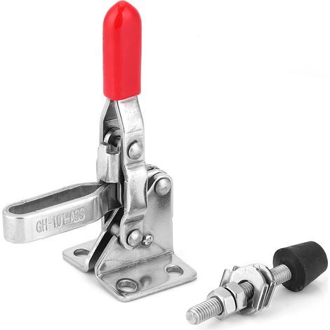 Pince à genouillère à dégagement rapide en acier inoxydable 304, capacité de maintien mécanique : 60 kg (1/5)