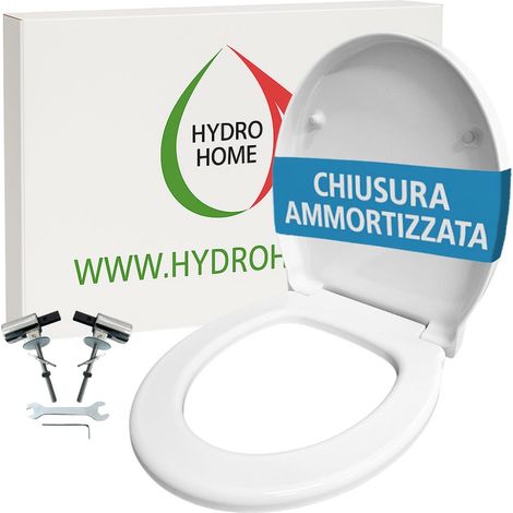 Copriwater Panorama GSI termoindurente Soft Close bianco come originale (1/4)