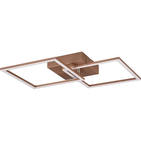 LED Plafonnier Trail R64492165, Métal Café, avec LED 20 Watt, Coffee