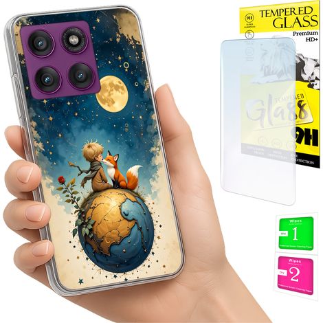 Coque pour Motorola Edge 60 Pro avec photo, coque arrière Lisek et verre trempé 9H (1/5)