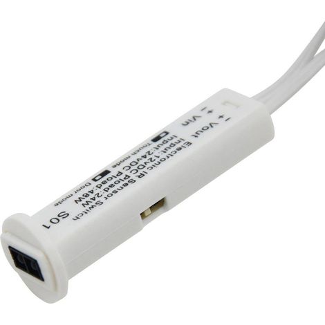 Interruptor Con Sensor Empotrable Para Armarios IR - 12/24V-DC- (1/4)