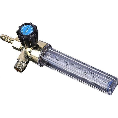 Débitmètre réducteur de pression en alliage pour argon et dioxyde de carbone (1/4PT 0,35MPa 7mm transparent) (1/5)