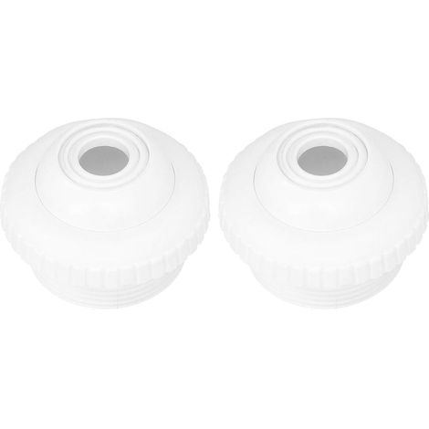 Buse d'entrée de piscine pivotante de 3,8 cm avec jet d'eau réglable, buses en plastique pour jacuzzi et piscine (4, blanc) (1/5)