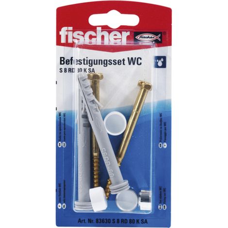 fischer Fixation WC S 8 RD 80 K SA SB-SaMo 5 pièces