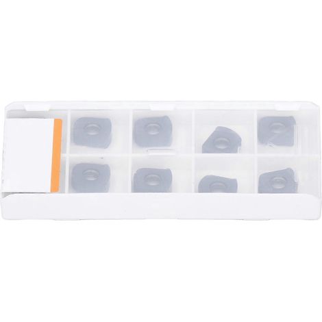 10-teiliges Set aus Wendeschneidplatten aus Hartmetall für Drehmaschinen, Fräsmaschinen und CNC-Werkzeuge für Stahl und Gusseisen (BLMP090)