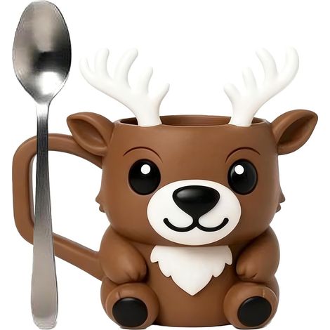 Support À Glace Accessoires De Renne Mignons Imprimés En 3D Tasse à Café de Noël Pour Snacks Bonbons Yaourt pour Tout-petits Gâteau Desserts Fruits Fêtes d'Été Boisson (1/5)