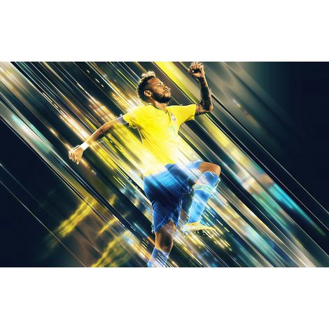 Papier peint panoramique Football - Joueur de Foot - 130 cm x 81 cm (1/2)