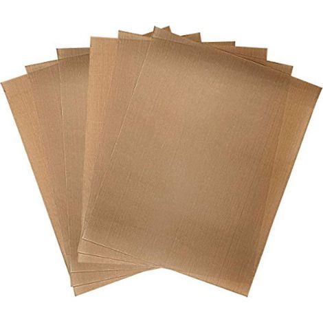 6 feuilles de papier aluminium antiadhésif pour four - Résistantes à la chaleur - Plaques de cuisson et de transfert alimentaire (1/5)