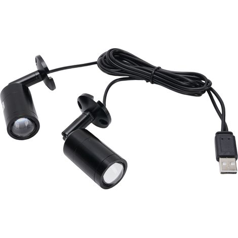 Mini projecteur LED en aluminium, lumière d'accent d'intérieur pour vitrine, peinture de bijoux, vitrine d'œuvres d'art