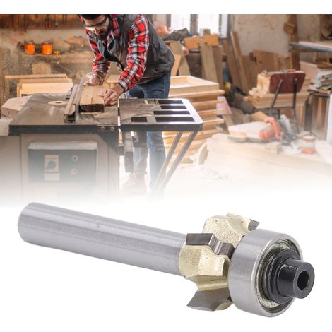 Couteau de biseautage et de finition des bords de qualité professionnelle pour le travail du bois, manche de 1/4, quatre lames, 1/4R116,5 mm. (1/5)