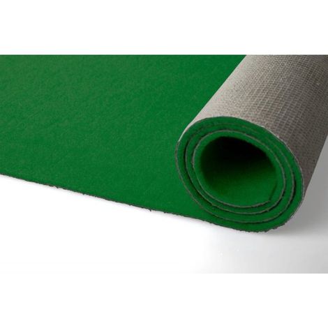 Tapis de course Dallas Vert - Largeur : 1/2 mètre - Épaisseur : 5 mm - Convient pour : Intérieur / Extérieur (1/4)