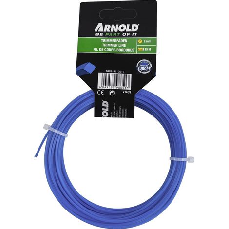 2,0 mm × 15 m quadratischer Trimmerfaden aus Nylon ARNOLD
