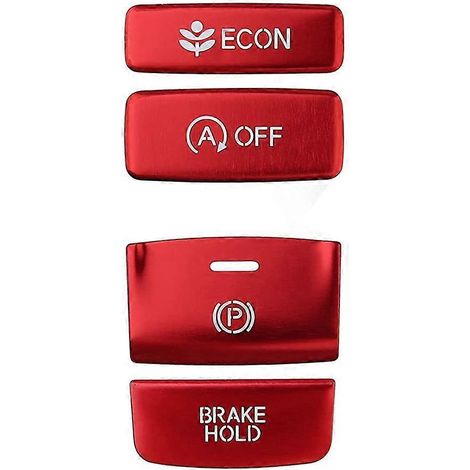 Cache-bouton de frein à main de console centrale, autocollant en aluminium pour accessoires Honda Civic 11e génération (2022), référence (1/5)