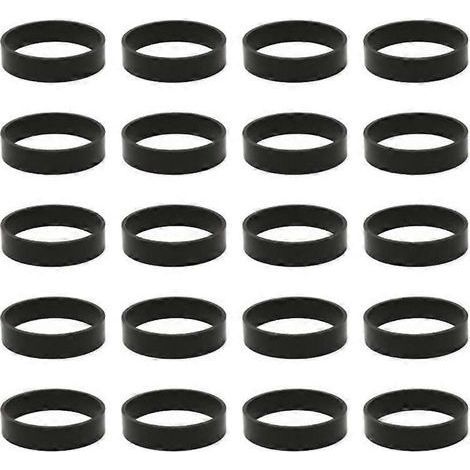 20 Courroies d'aspirateur 301291 pour Kirby G3 G5 G6 G7 - Lot de 20 pièces en caoutchouc noir 60x15mm (1/5)