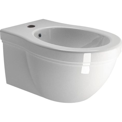 Bidet suspendu CLASSIC 37x55cm, blanc ExtraGlaze (1/3)