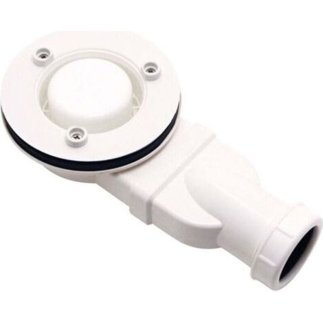 Pour receveur de douche bac à douche extra-plat mod. Salle de douche en plastique anti-odeur ABS vasque plat drain accessoires. blanc (1/5)