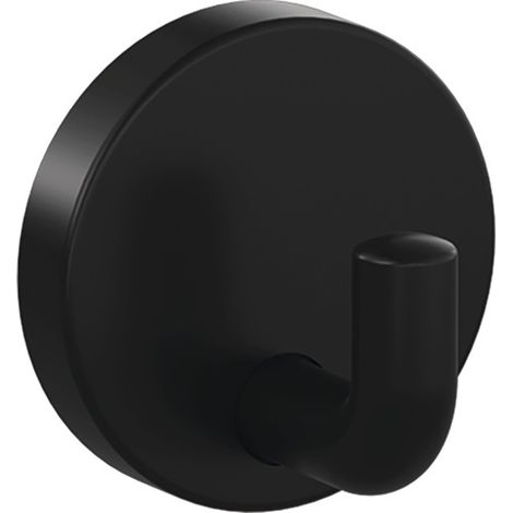 HEWI Gancho individual 477.90B010 simple 45 mm poliamida 90 negro intenso ma 50 mm - 477.90B010 90 (1/3)