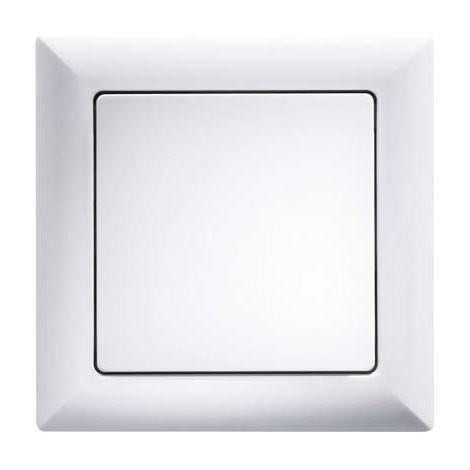 Eltako Obturador brillante moderno blanco 55x55 mm