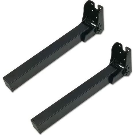 Pied Table Rabattable, Pied Pliant, Pied Pliable Hauteur: 30cm Design: Noir Matériel: Fer pour Table Lit Canapé Camping Car Lot de 2 (1/4)