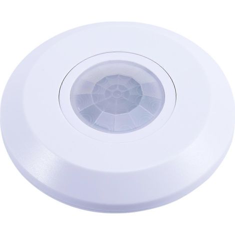 Interrupteur de plafond à détecteur de mouvement PIR avec temporisation réglable (1/5)