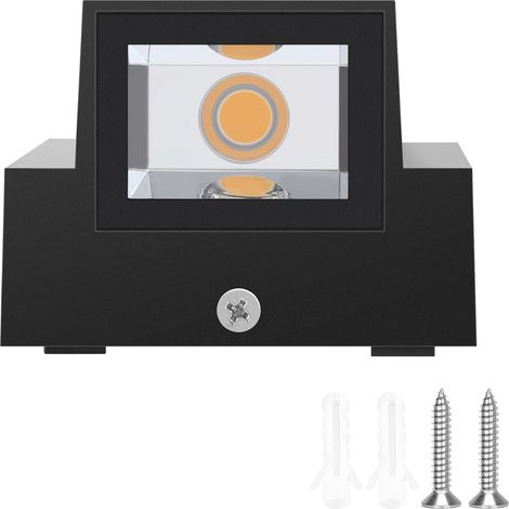 Moderne und minimalistische wasserdichte 3-Watt-Außenwandleuchte