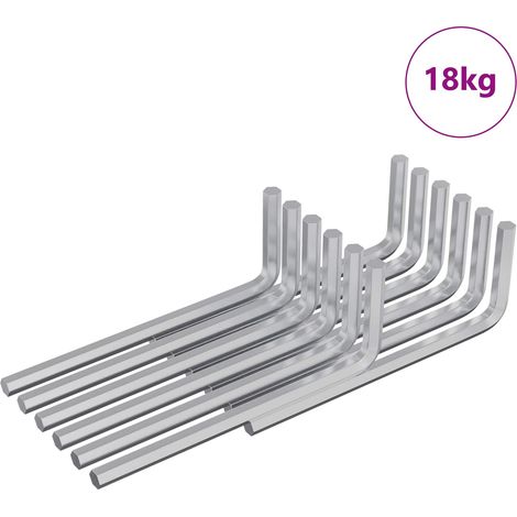 Clé hexagonale 4675 pcs Argenté 32 x 86 mm Acier