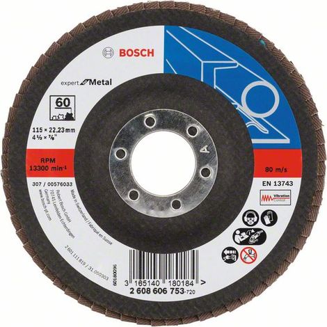 Bosch PRO R574 disco in fibra 180 mm G80 - 2608606743